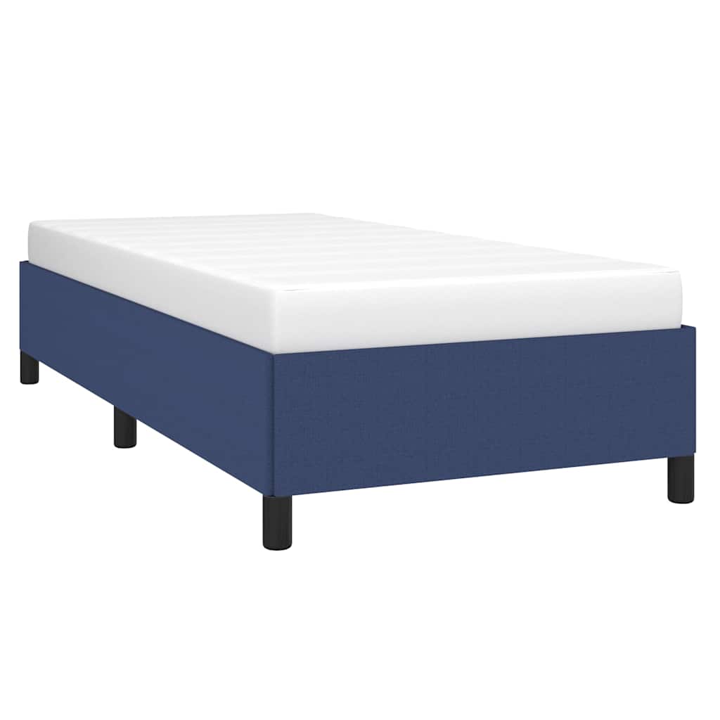 sengeramme uden madras 100x200 cm stof blå