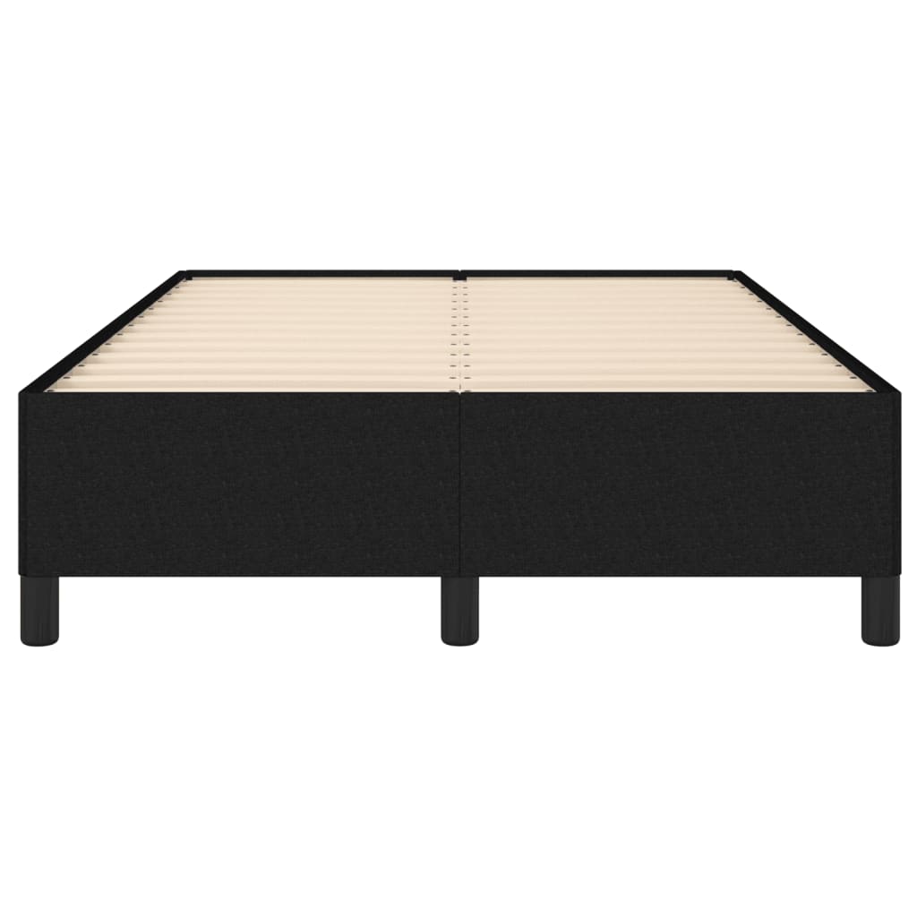 Sengeramme uden madras Sort 120x200 cm Stof
