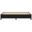 Sengeramme uden madras Sort 120x200 cm Stof