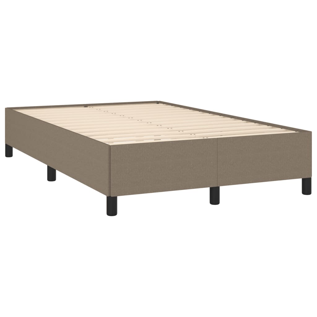 Sengeramme uden madras Taupe 120x200 cm Stof