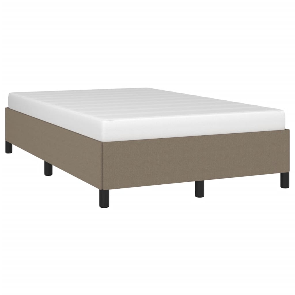 Sengeramme uden madras Taupe 120x200 cm Stof