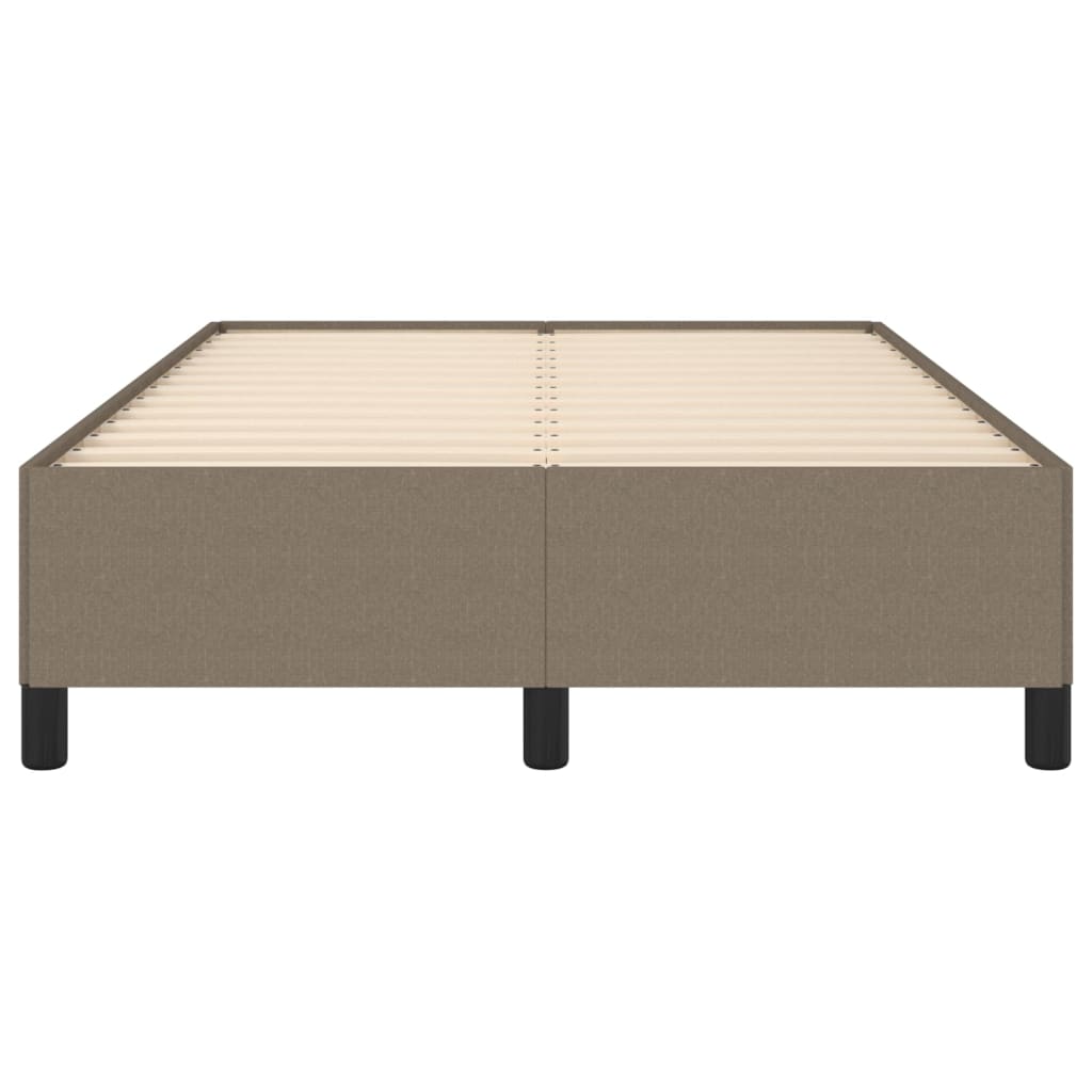 Sengeramme uden madras Taupe 120x200 cm Stof