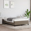 Sengeramme uden madras Taupe 120x200 cm Stof