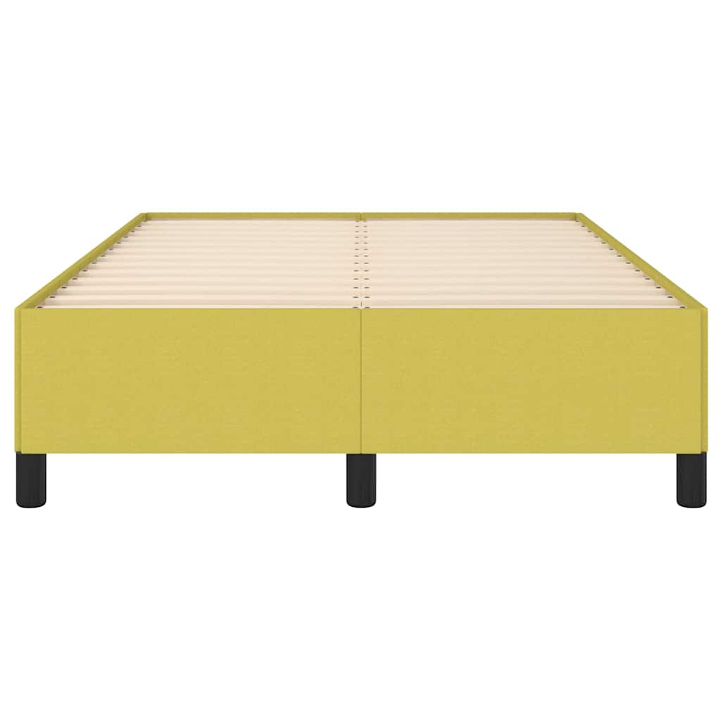 Sengeramme uden madras Grøn 120x200 cm Stof