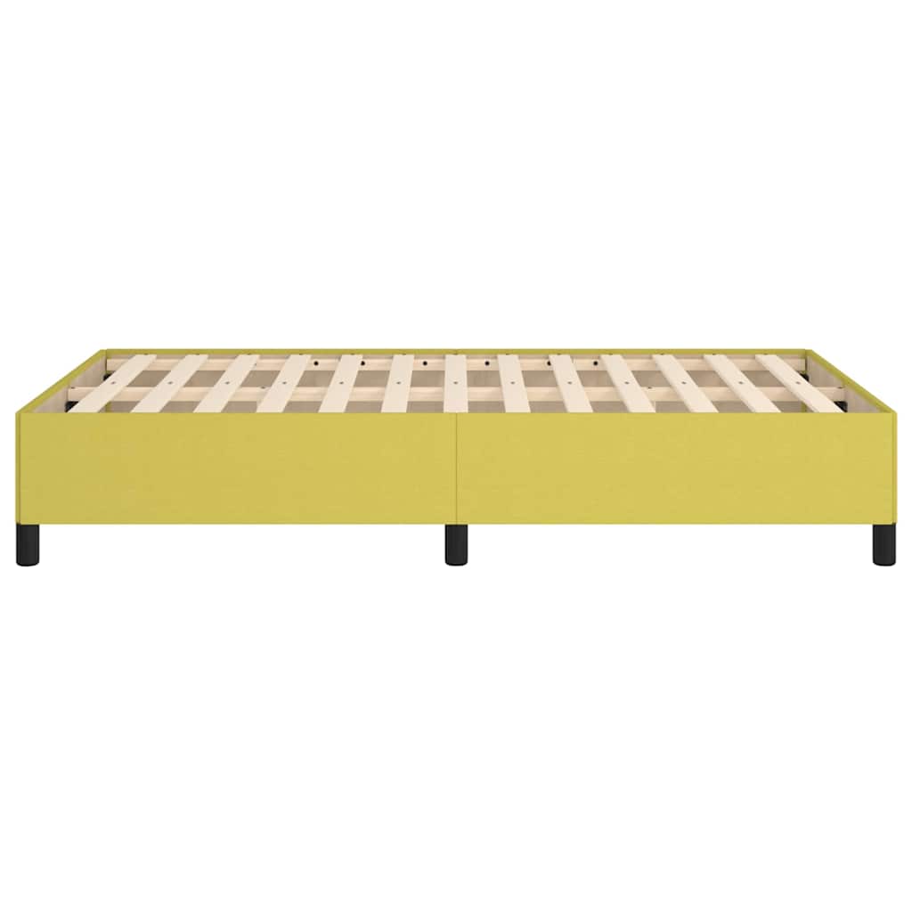 Sengeramme uden madras Grøn 120x200 cm Stof