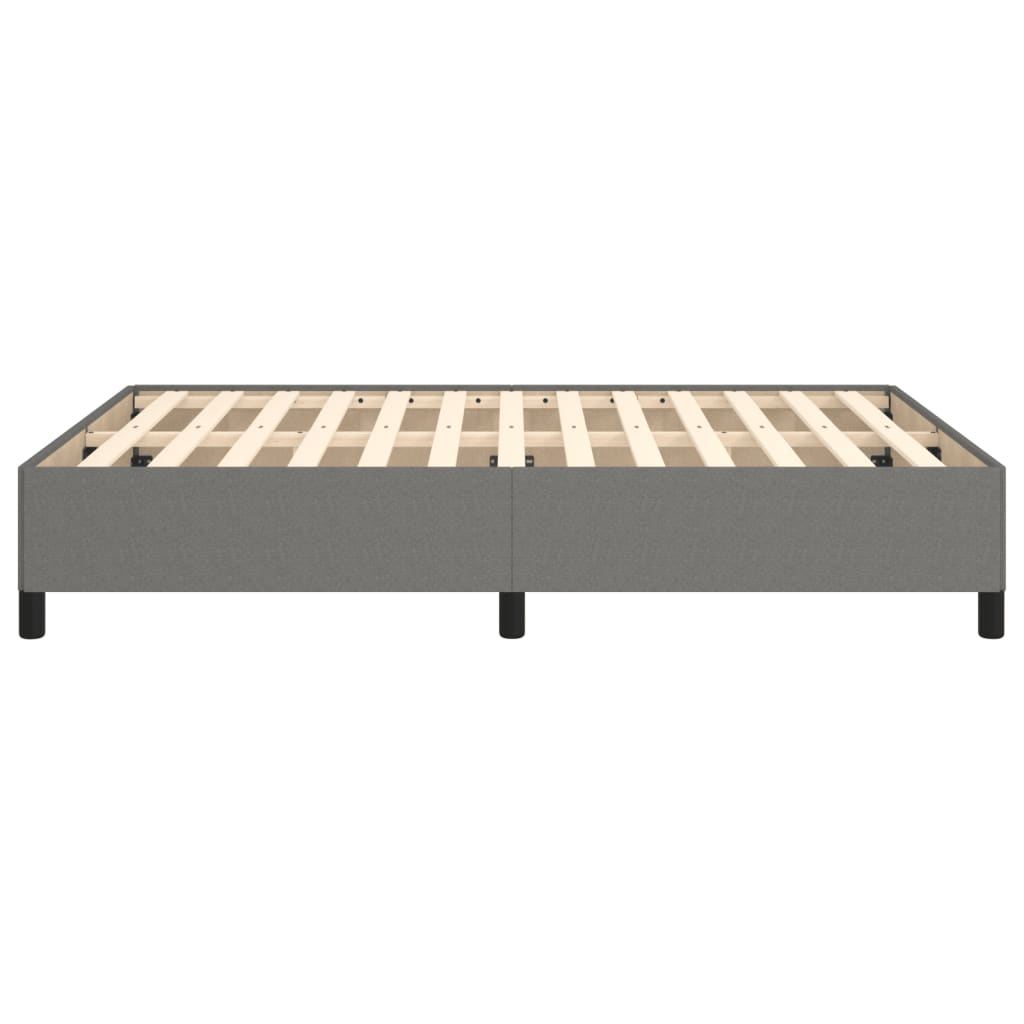sengeramme uden madras 140x190 cm stof mørkegrå