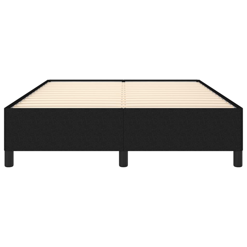 sengeramme uden madras 140x190 cm stof sort