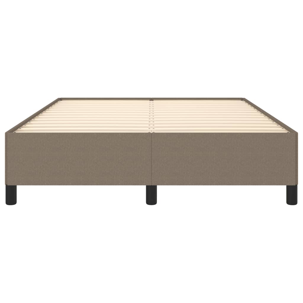 sengeramme uden madras 140x190 cm stof gråbrun