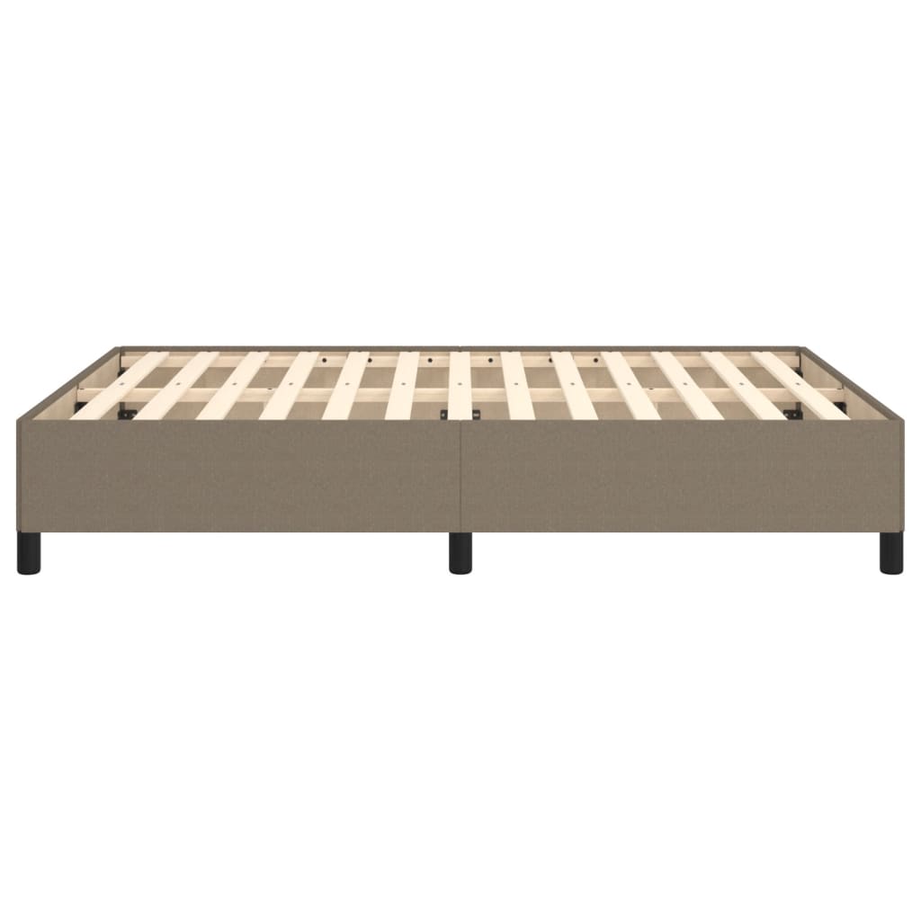 sengeramme uden madras 140x190 cm stof gråbrun