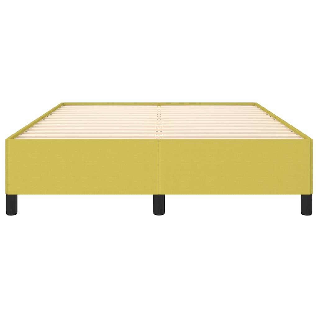 Sengeramme uden madras Grøn 140x190 cm Stof