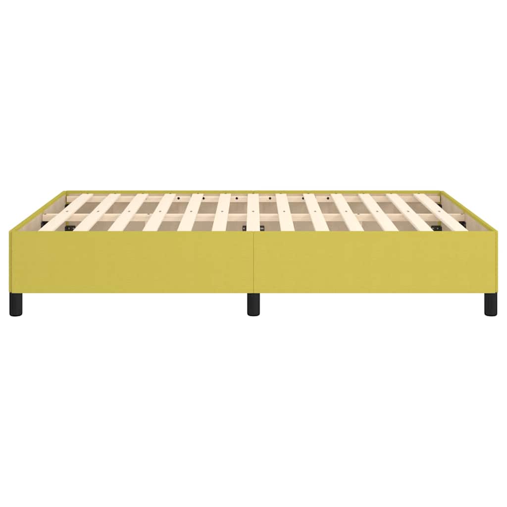Sengeramme uden madras Grøn 140x190 cm Stof
