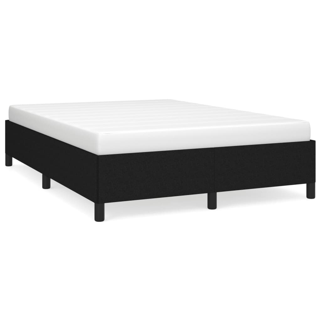sengeramme uden madras 140x200 cm stof sort
