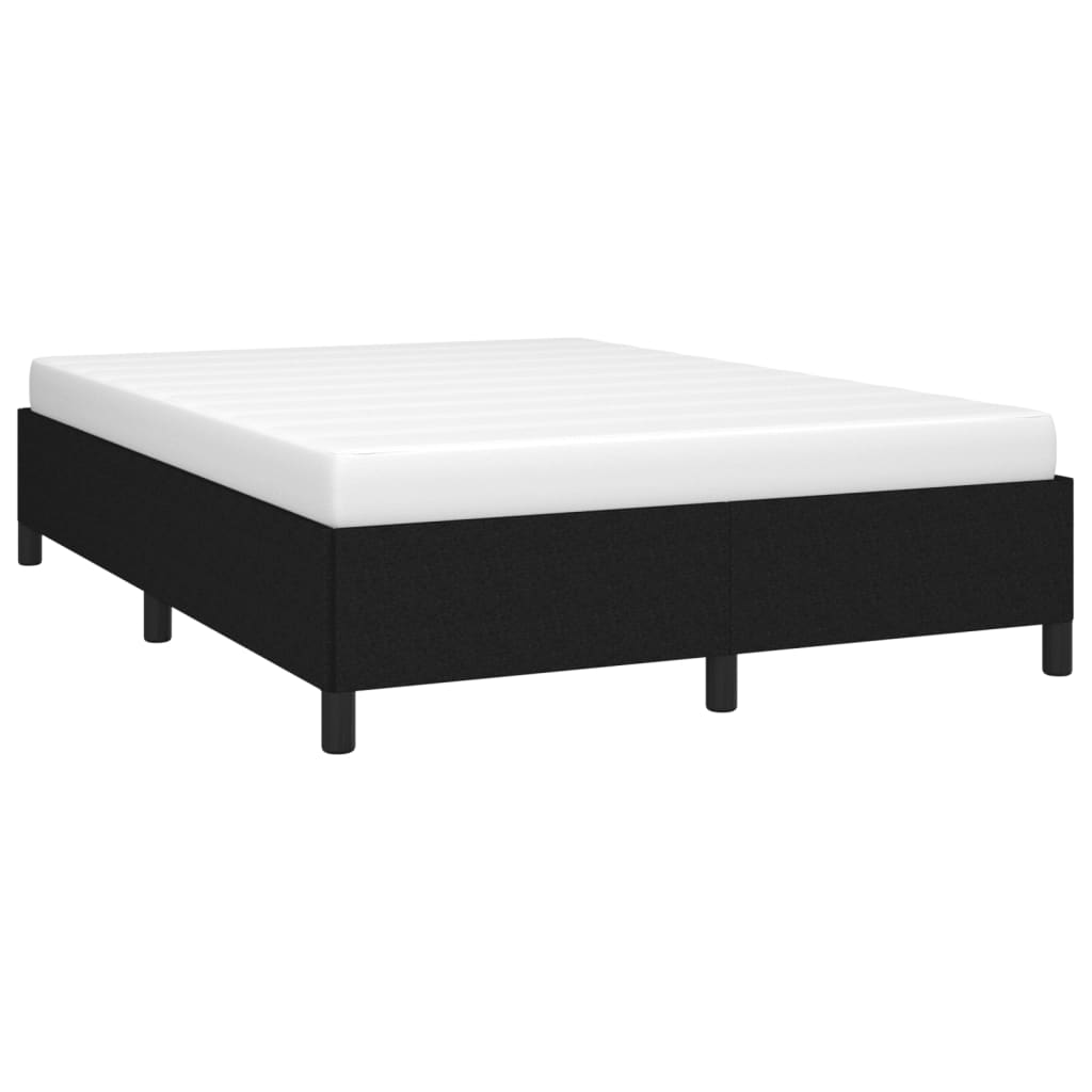sengeramme uden madras 140x200 cm stof sort