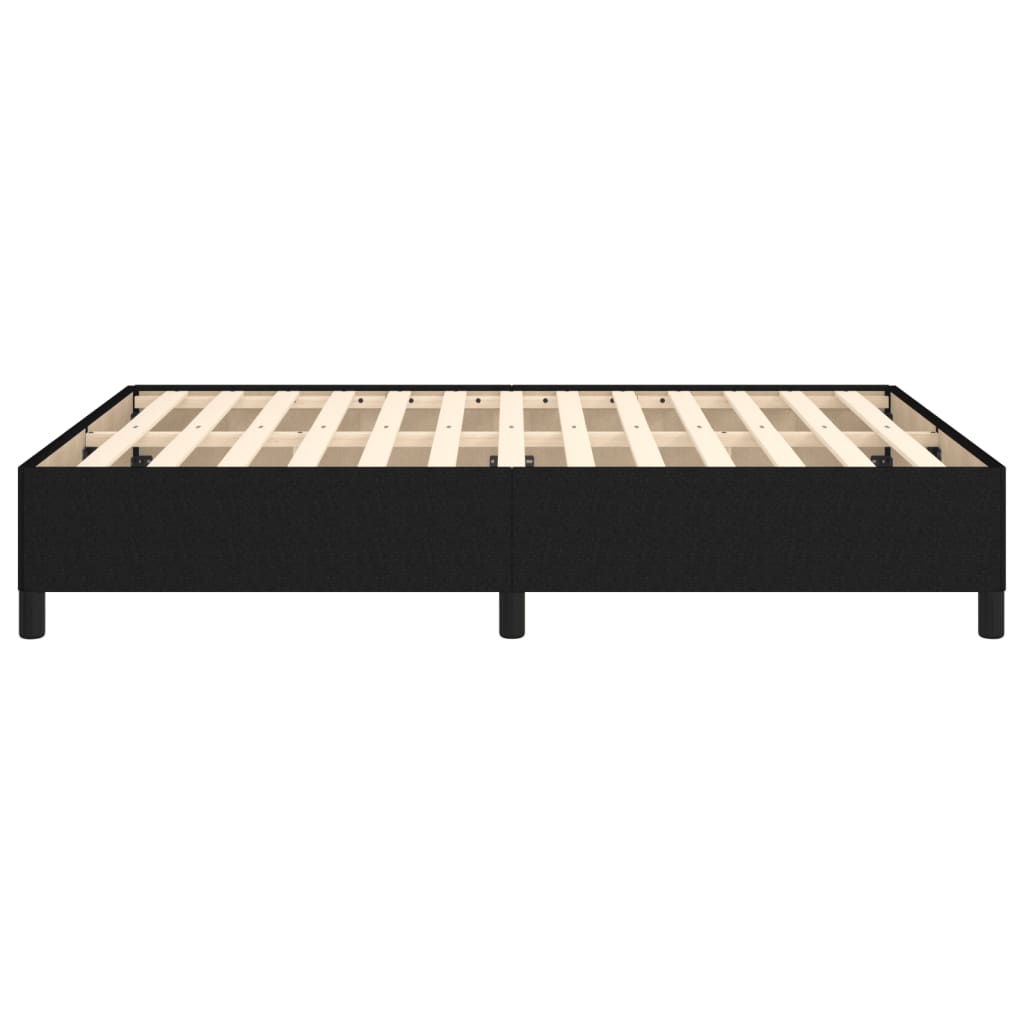 sengeramme uden madras 140x200 cm stof sort