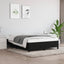 sengeramme uden madras 140x200 cm stof sort