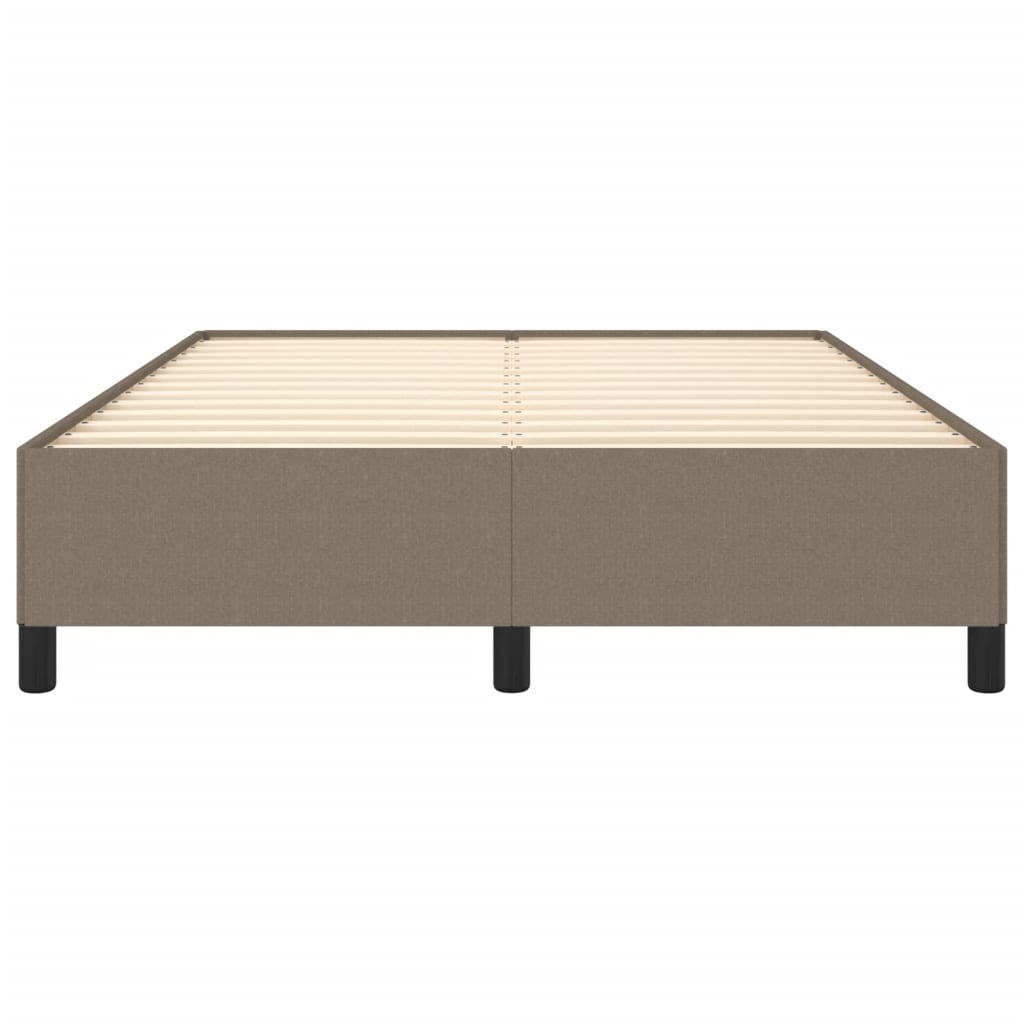sengeramme uden madras 140x200 cm stof gråbrun