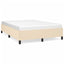 sengeramme uden madras 140x200 cm stof cremefarvet