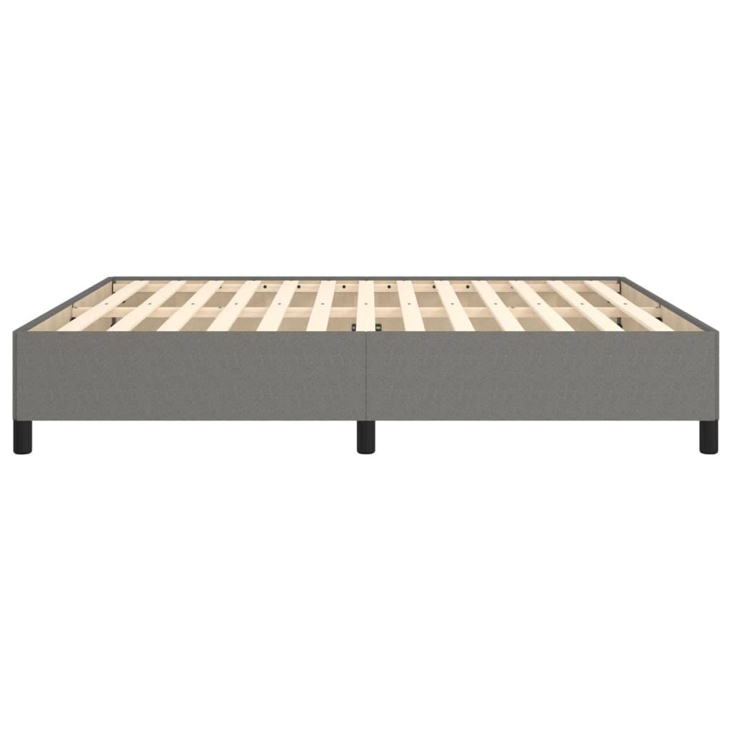 sengeramme uden madras 160x200 cm stof mørkegrå