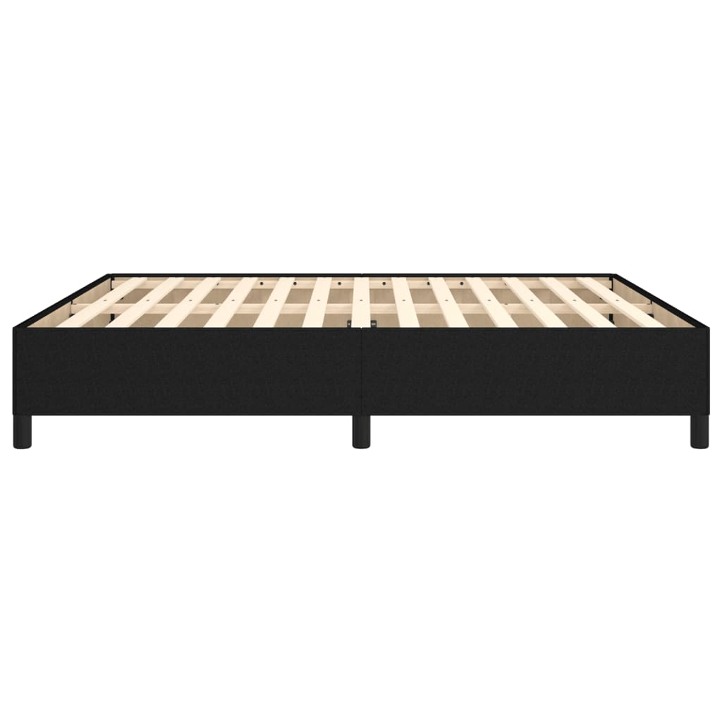sengeramme uden madras 160x200 cm stof sort