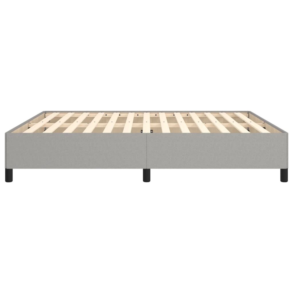 sengeramme uden madras 180x200 cm stof lysegrå