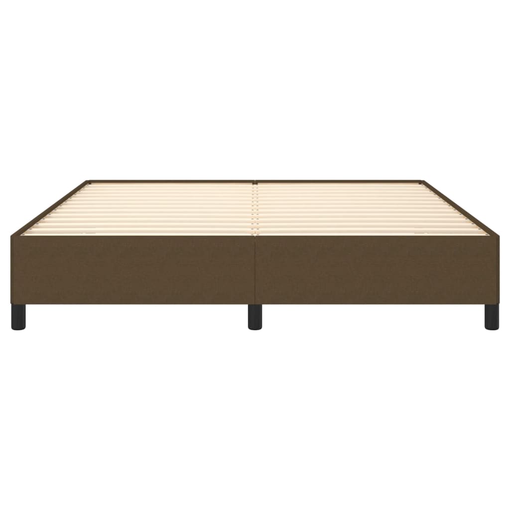 sengeramme uden madras 180x200 cm stof mørkebrun