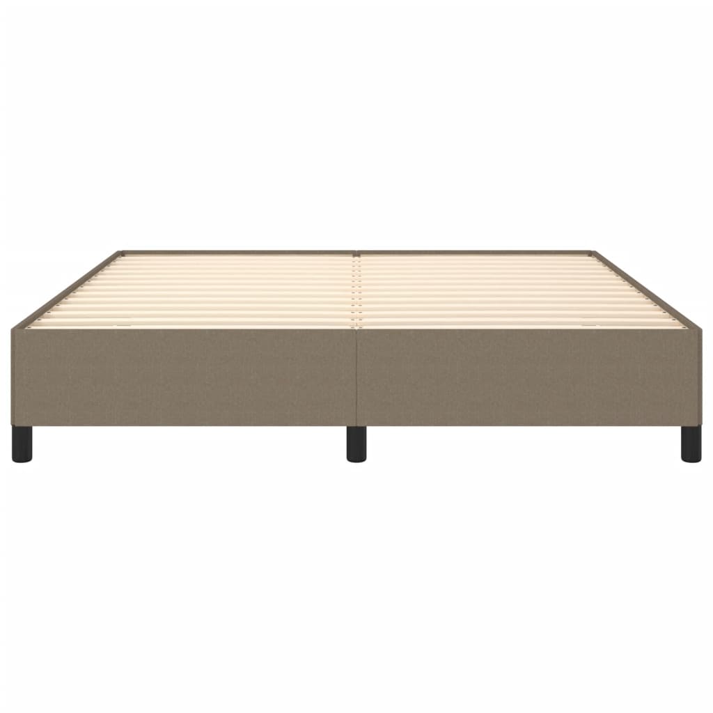 sengeramme uden madras 180x200 cm stof gråbrun