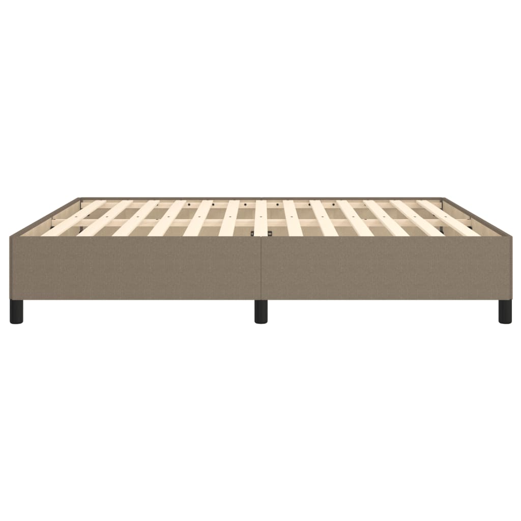 sengeramme uden madras 180x200 cm stof gråbrun