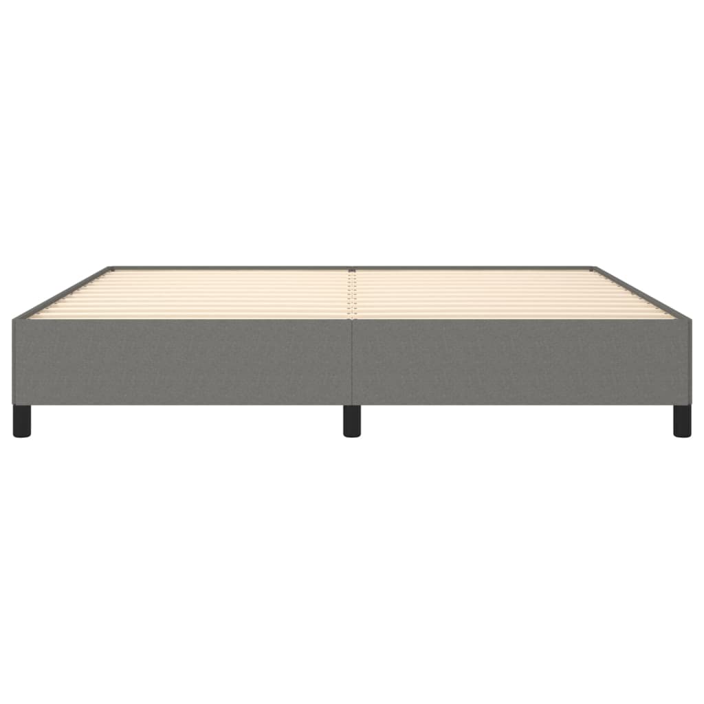 sengeramme uden madras 200x200 cm stof mørkegrå
