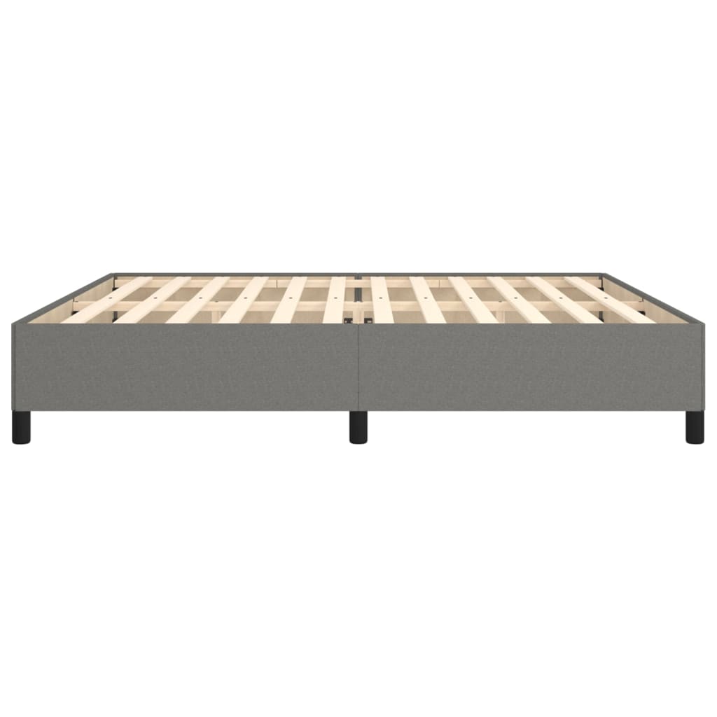 sengeramme uden madras 200x200 cm stof mørkegrå