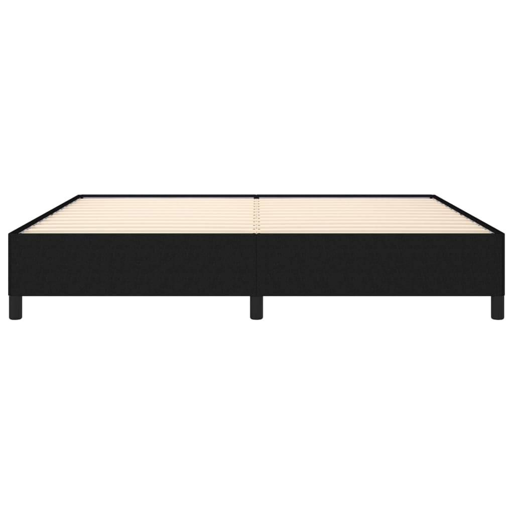 sengeramme uden madras 200x200 cm stof sort