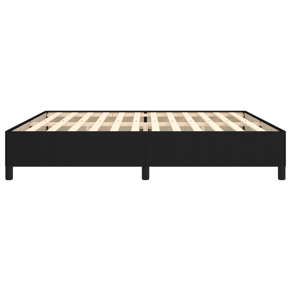 sengeramme uden madras 200x200 cm stof sort