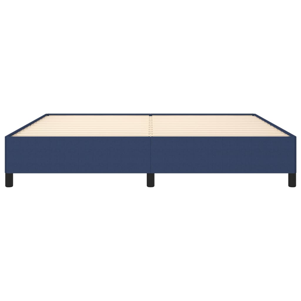 sengeramme uden madras 200x200 cm stof blå