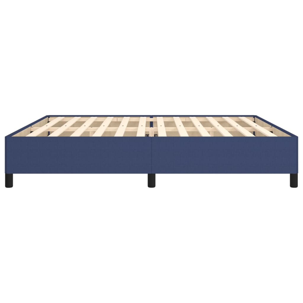 sengeramme uden madras 200x200 cm stof blå