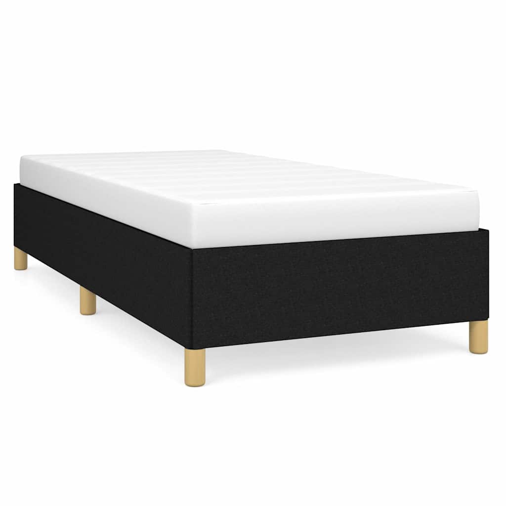 sengeramme uden madras 90x190 cm stof sort