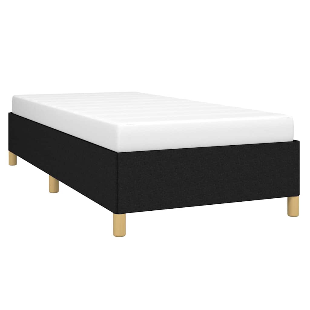 sengeramme uden madras 90x190 cm stof sort