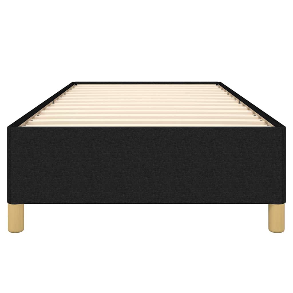 sengeramme uden madras 90x190 cm stof sort