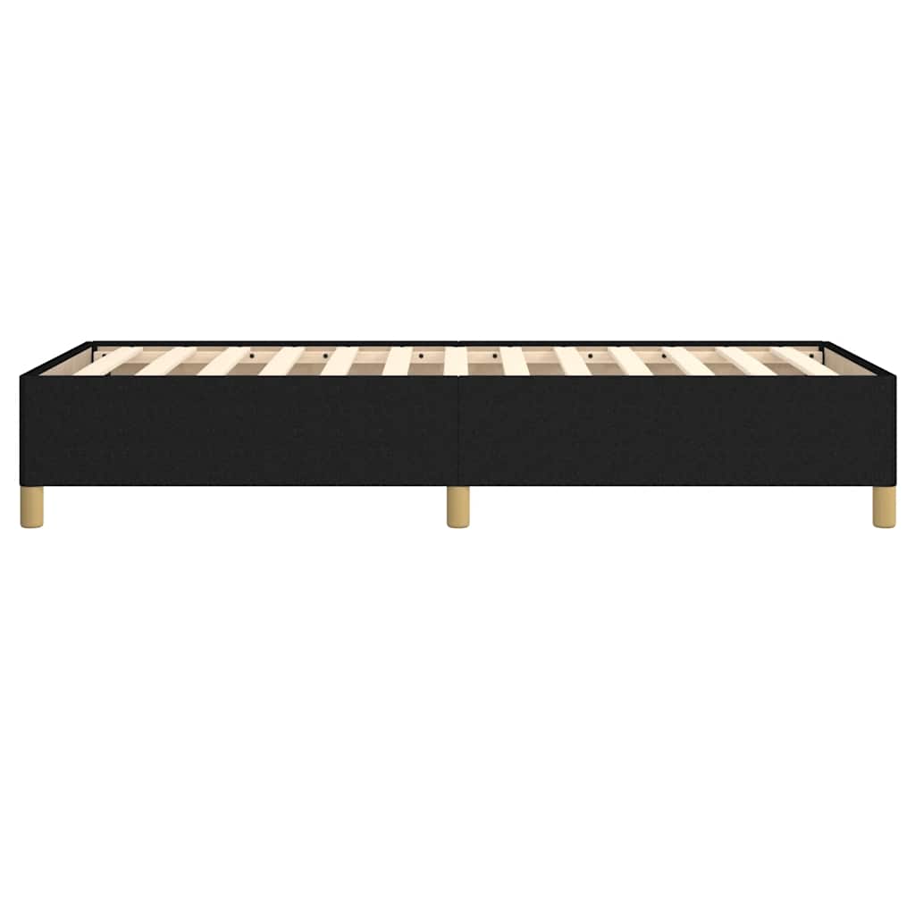 sengeramme uden madras 90x190 cm stof sort