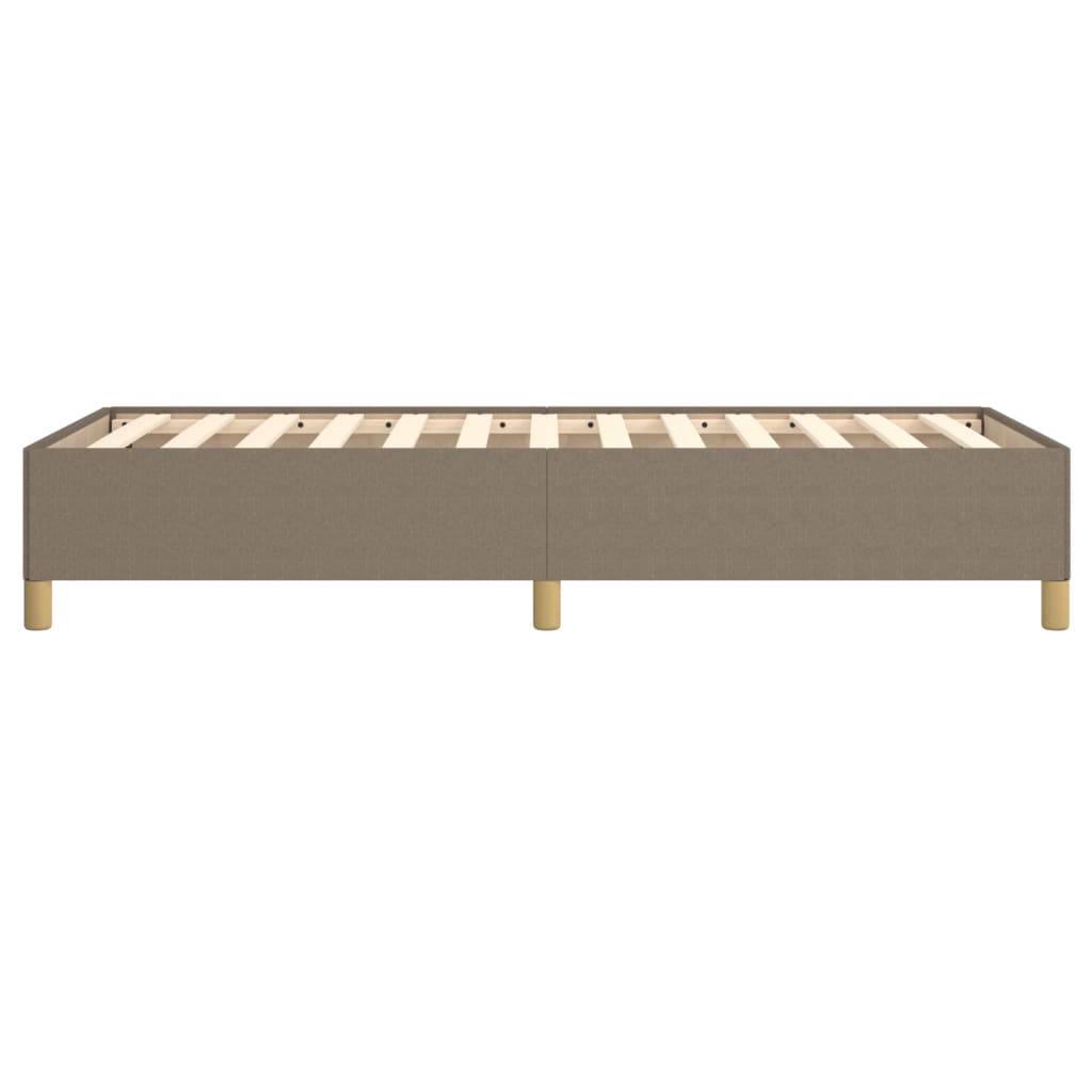 sengeramme uden madras 90x190 cm stof gråbrun