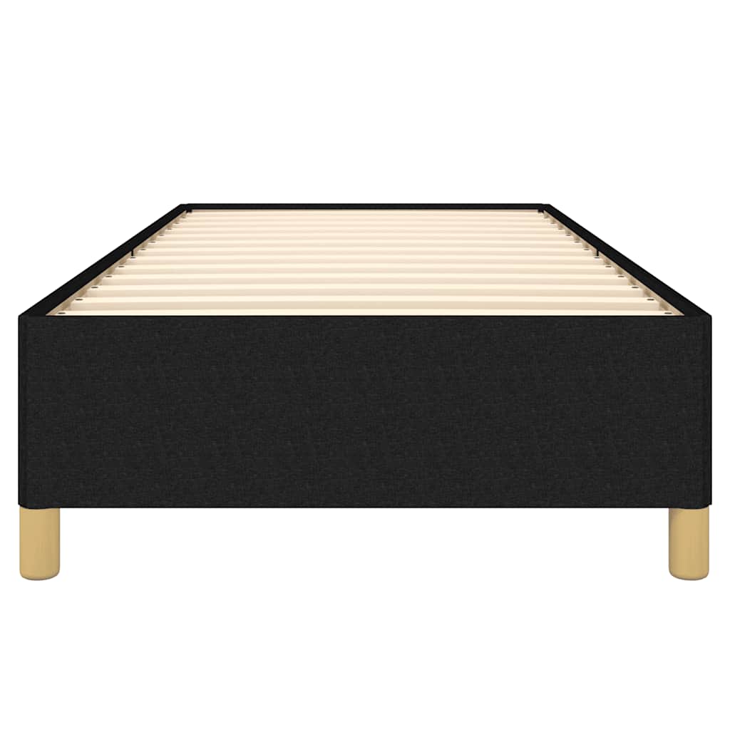 sengeramme uden madras 90x200 cm stof sort