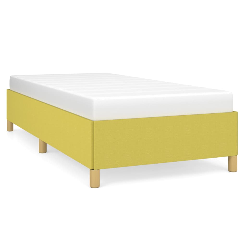 sengeramme uden madras 90x200 cm stof grøn