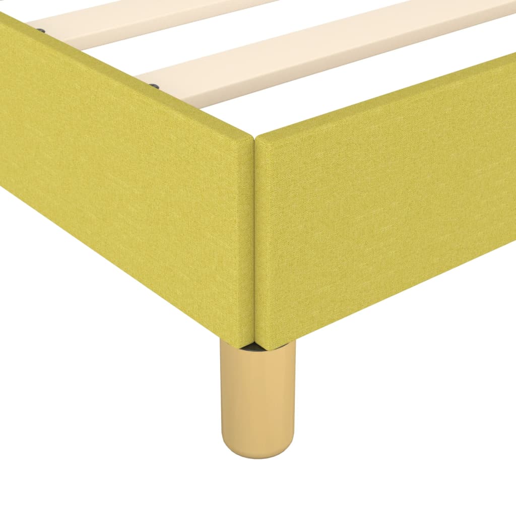 sengeramme uden madras 90x200 cm stof grøn