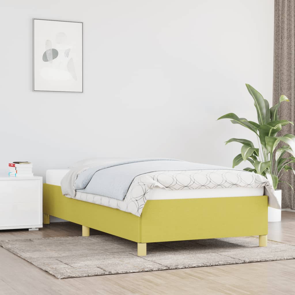 sengeramme uden madras 90x200 cm stof grøn
