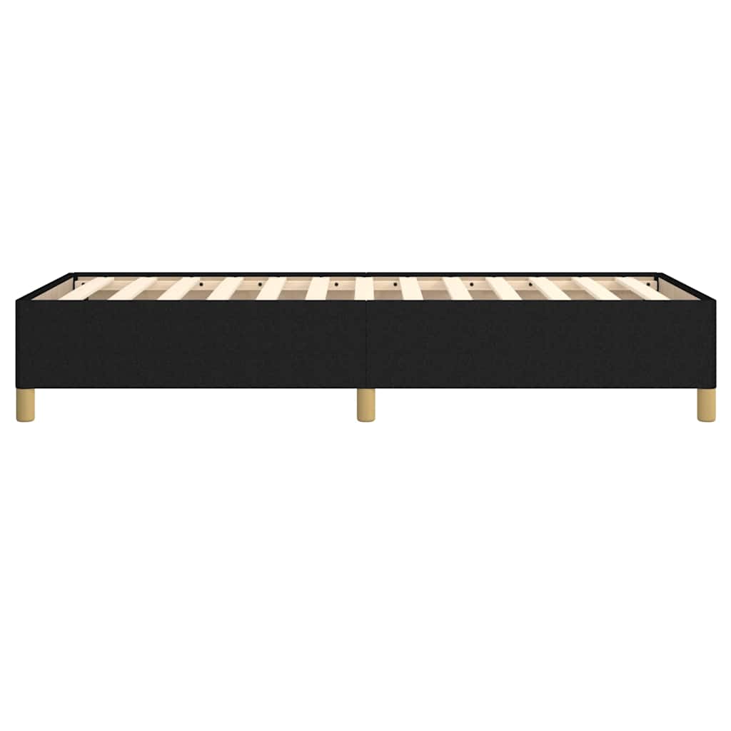 Sengeramme uden madras Sort 100x200 cm Stof