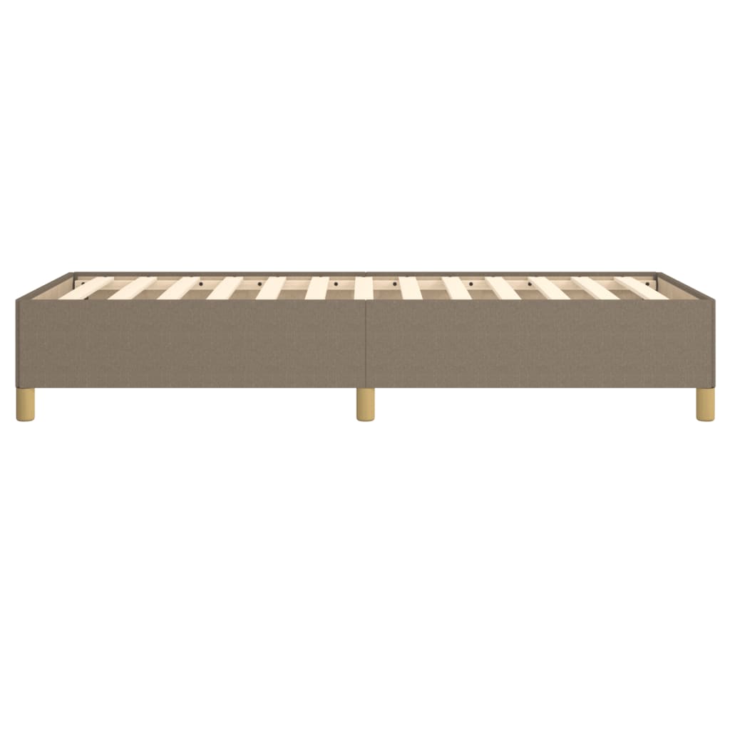 Sengeramme uden madras Taupe 100x200 cm Stof