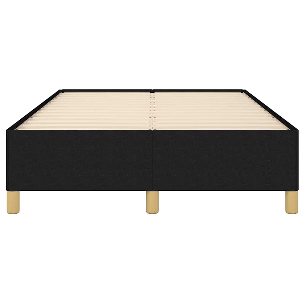 Sengeramme uden madras Sort 120x200 cm Stof