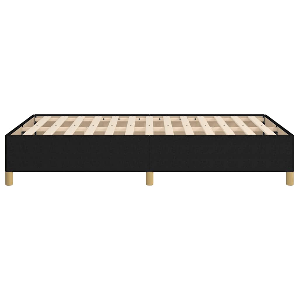 Sengeramme uden madras Sort 120x200 cm Stof