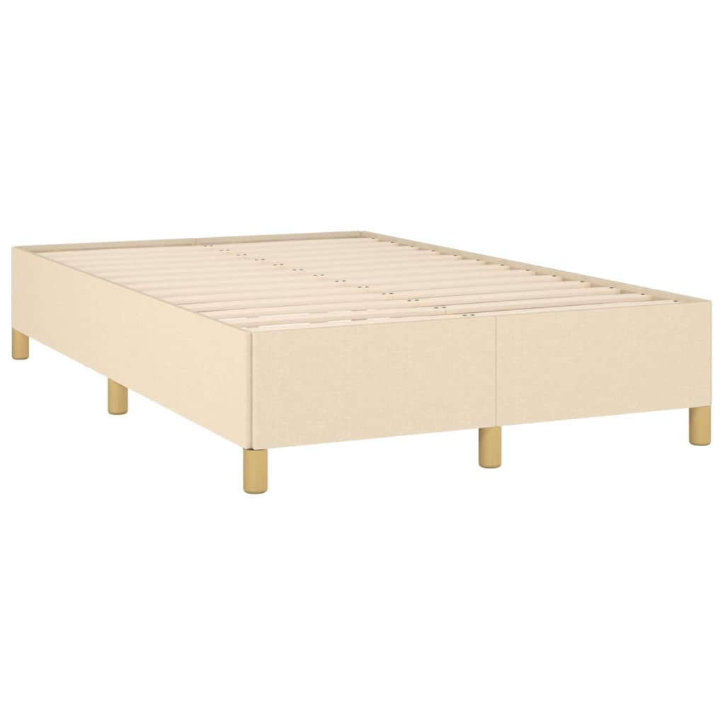 Sengeramme uden madras Creme 120x200 cm Stof