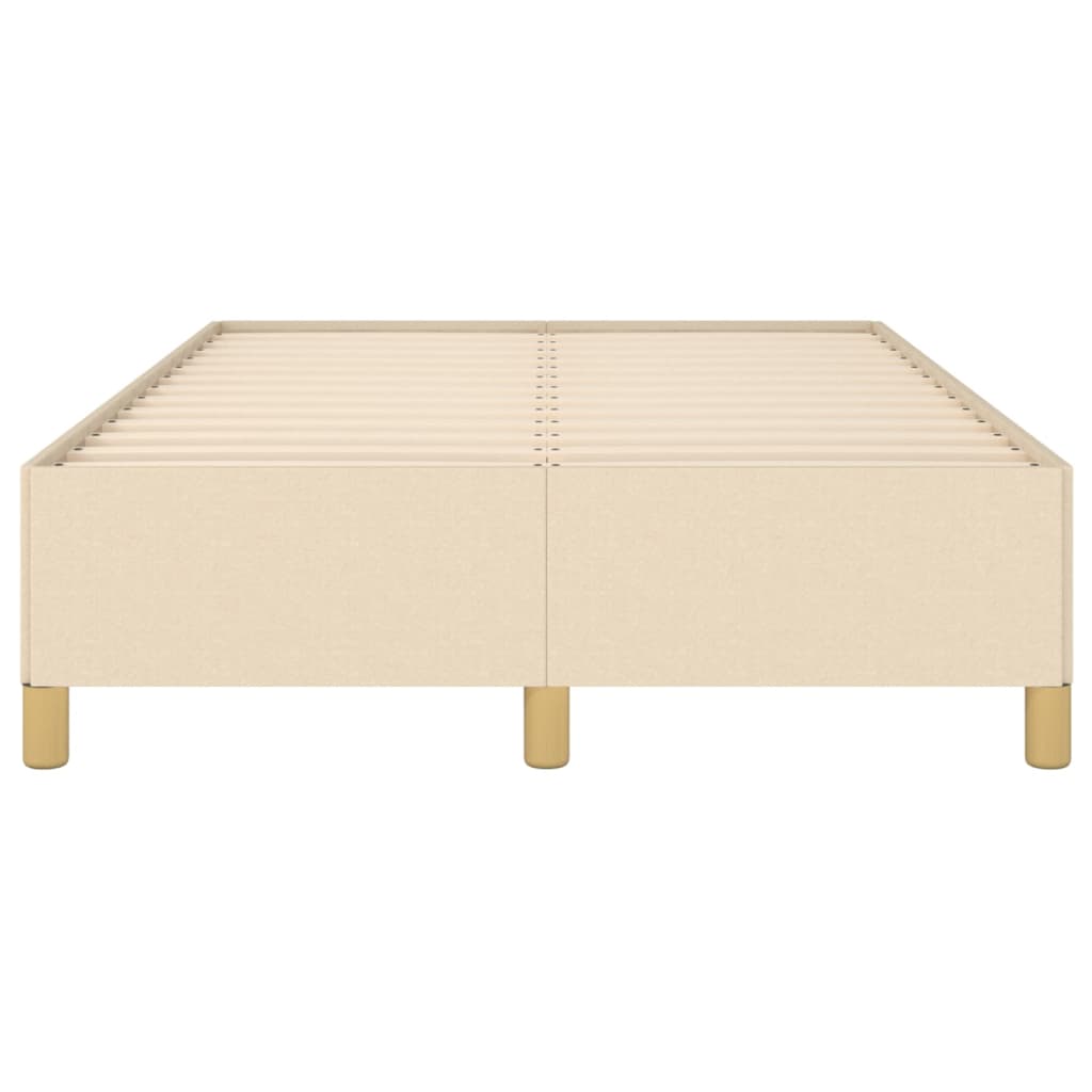 Sengeramme uden madras Creme 120x200 cm Stof