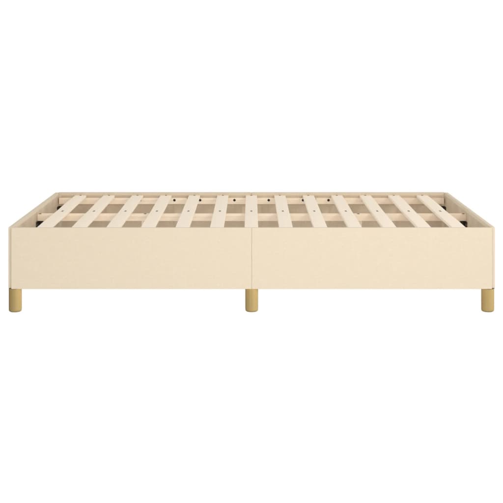 Sengeramme uden madras Creme 120x200 cm Stof