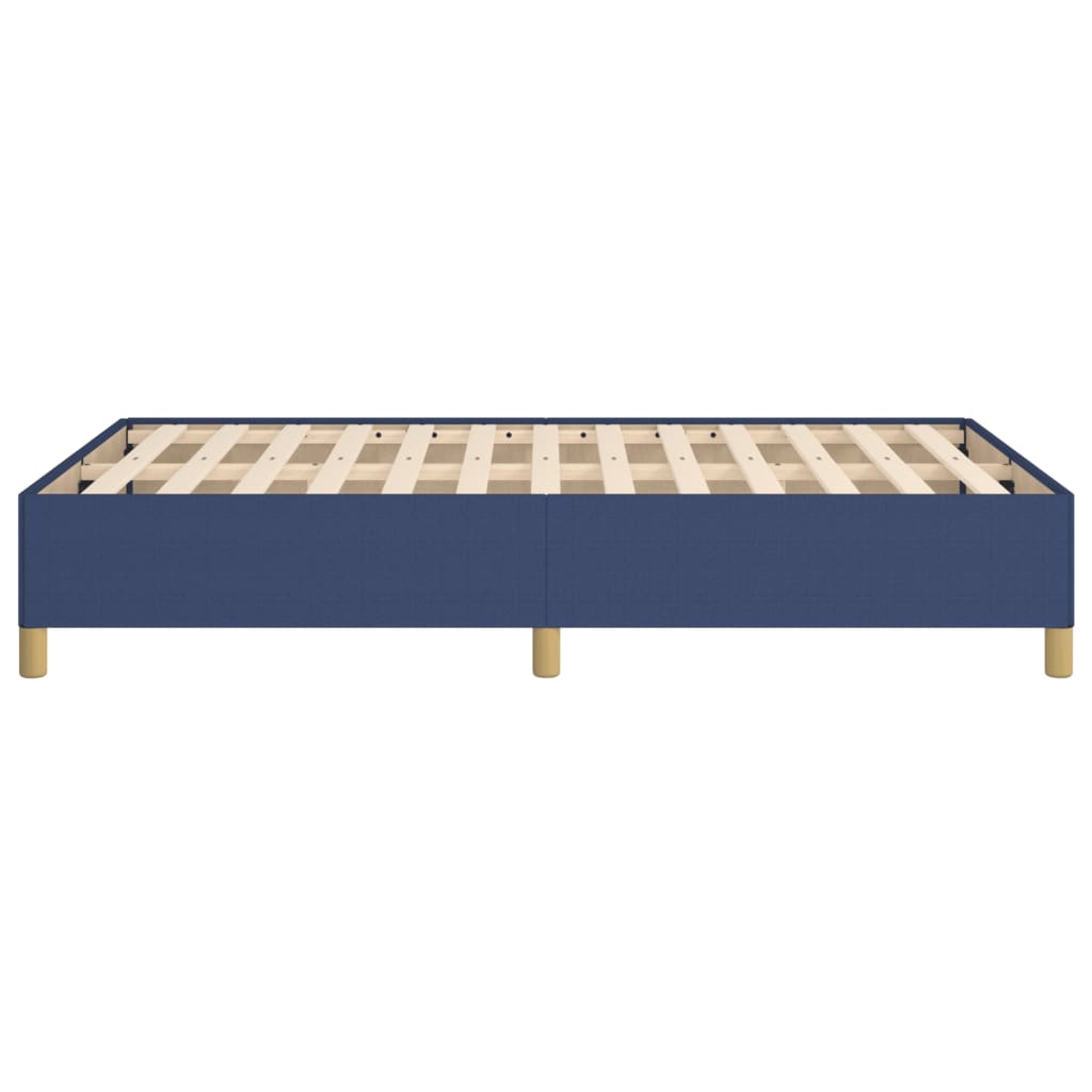sengeramme uden madras 120x200 cm stof blå